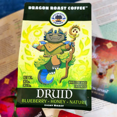 Dragon Roast Druid Ethiopia Light Roast — Bag of specialty roast coffee from Origin Unknown with notes of Rich Flavors — image 2
