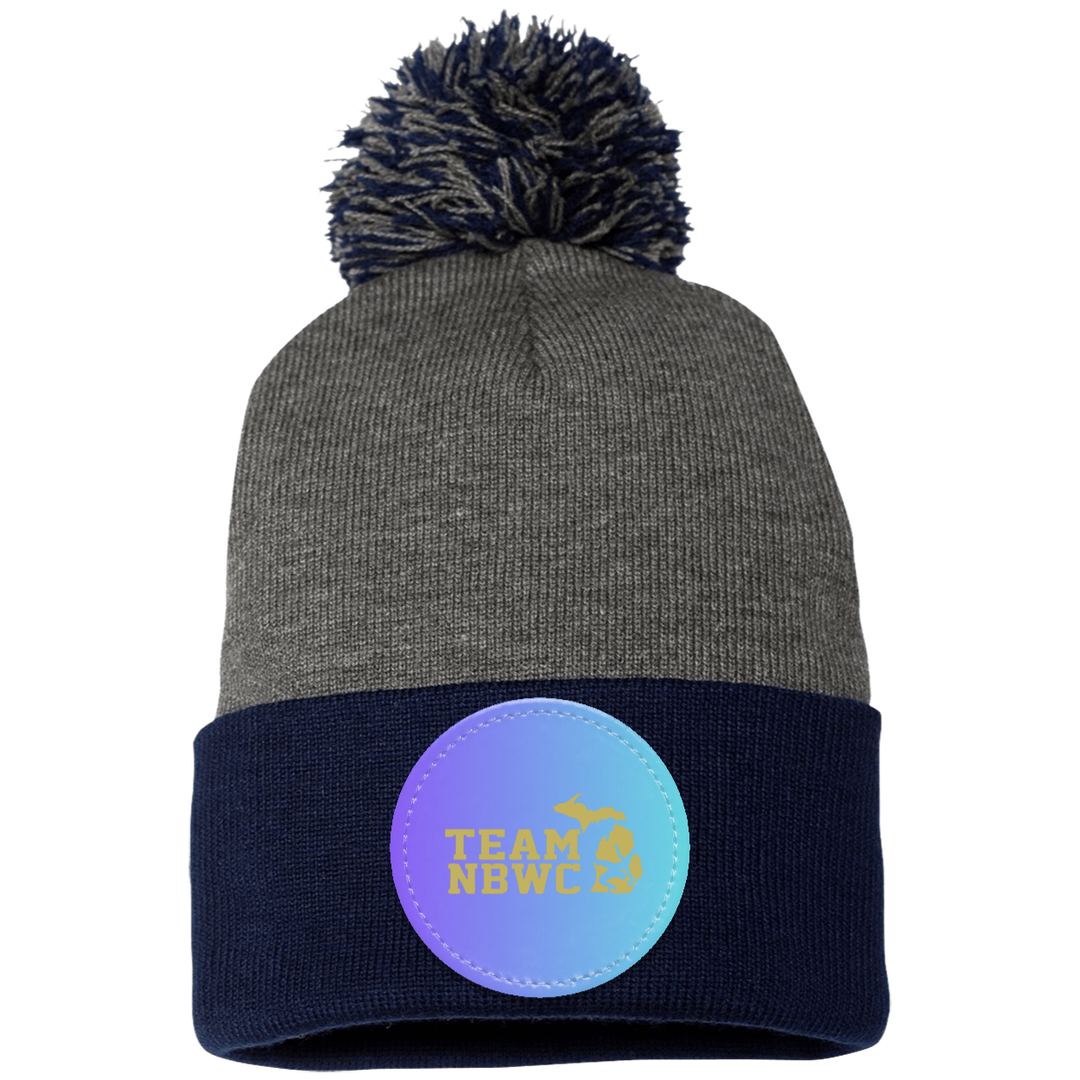 z(hh) NBWC Pom Pom Knit Cap - Patch