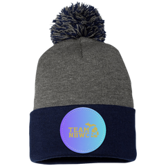 z(hh) NBWC Pom Pom Knit Cap - Patch