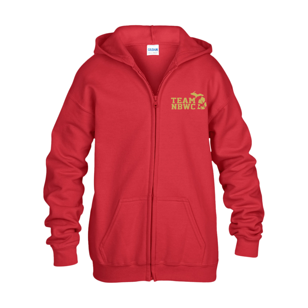 z(eey) NBWC Youth Heavy Blend Full Zip Hoodie