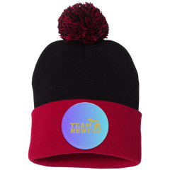 z(hh) NBWC Pom Pom Knit Cap - Patch