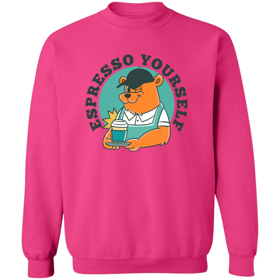 ID#L3M ** ESPRESSO YOURSELF CREWNECK