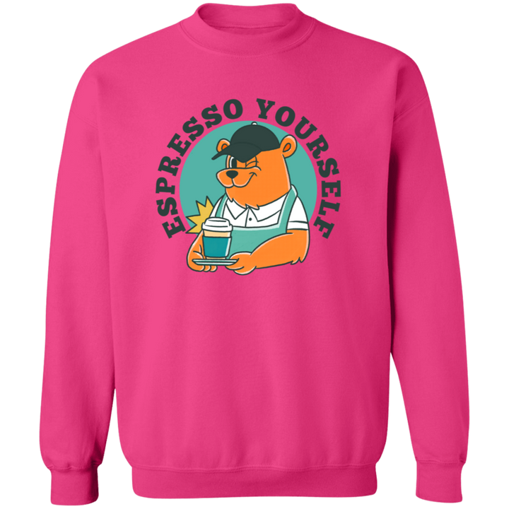 ID#L3M ** ESPRESSO YOURSELF CREWNECK