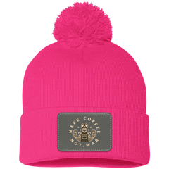 ID#B4 ** MAKE COFFEE KNIT CAP