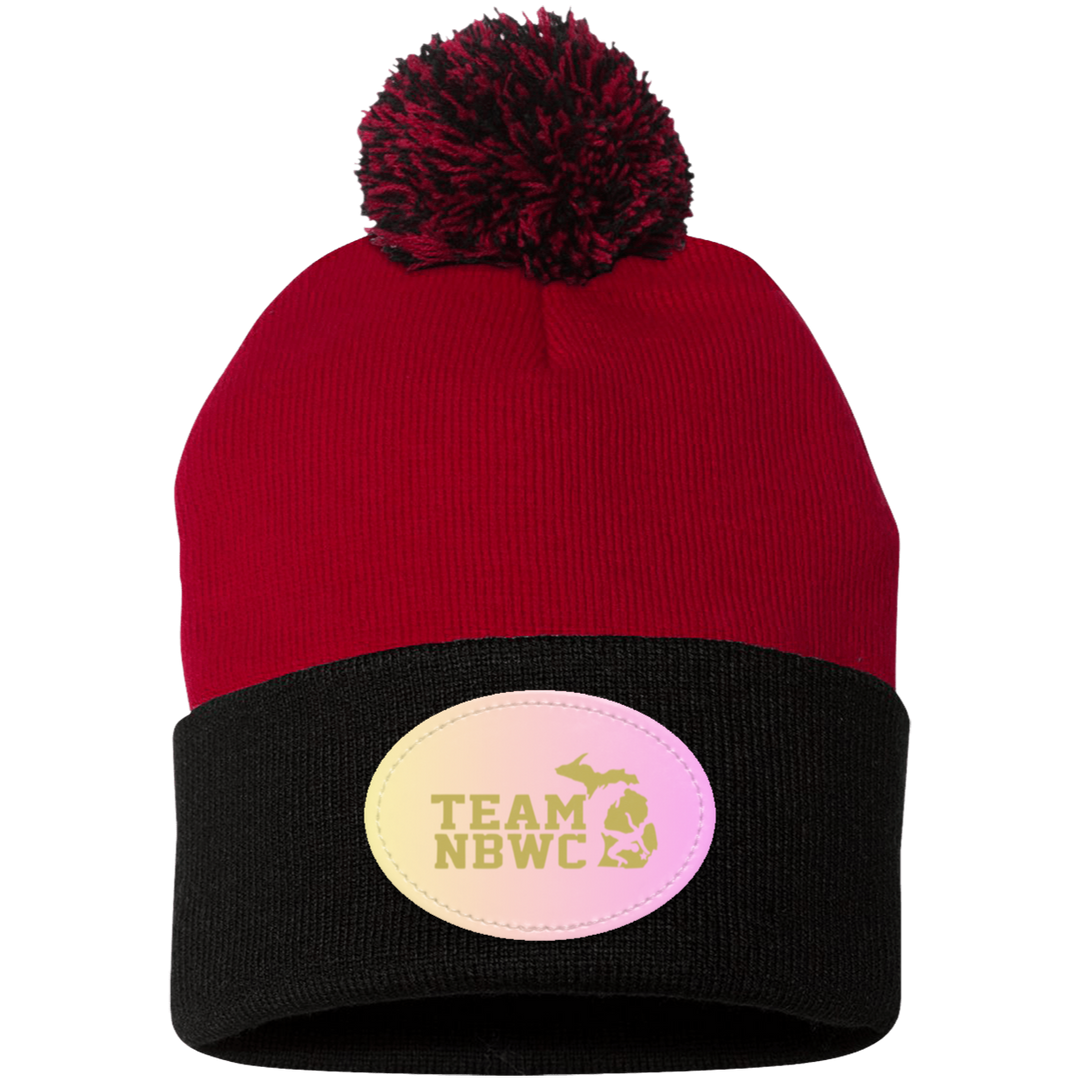 z(hh) NBWC Pom Pom Knit Cap - Patch