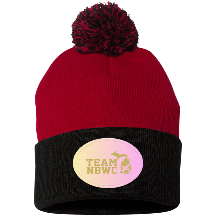 z(hh) NBWC Pom Pom Knit Cap - Patch