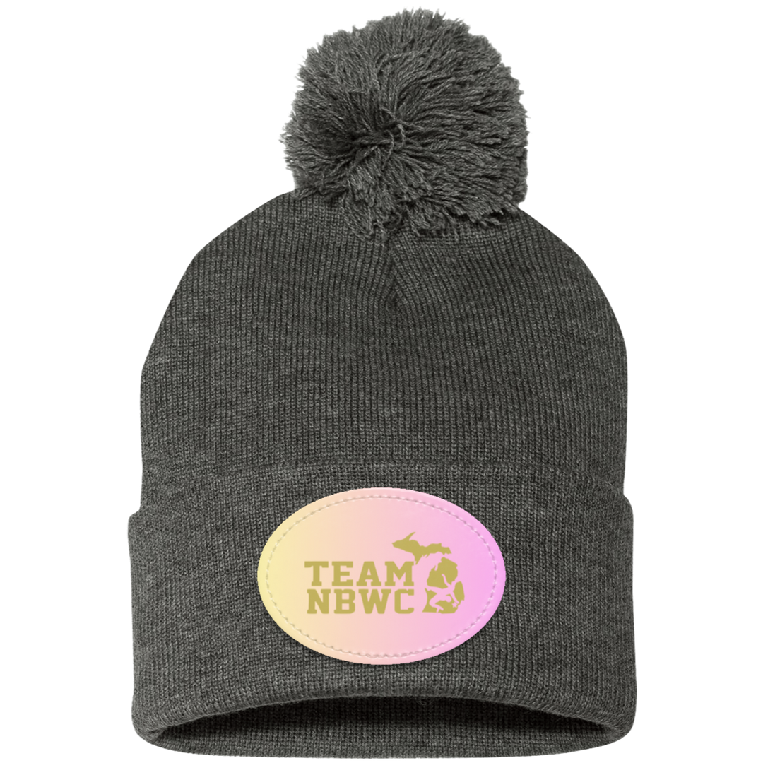 z(hh) NBWC Pom Pom Knit Cap - Patch