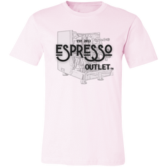 Espresso Outlet and Turin Gallatin - Unisex Jersey Short-Sleeve T-Shirt