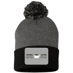 ID#C4 ** MORE ESPRESSO KNIT CAP