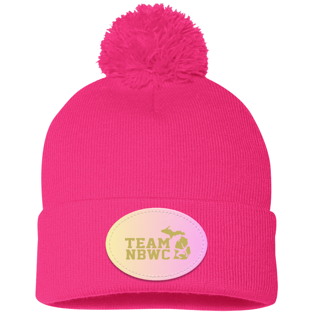 z(hh) NBWC Pom Pom Knit Cap - Patch