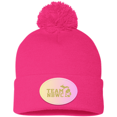 z(hh) NBWC Pom Pom Knit Cap - Patch
