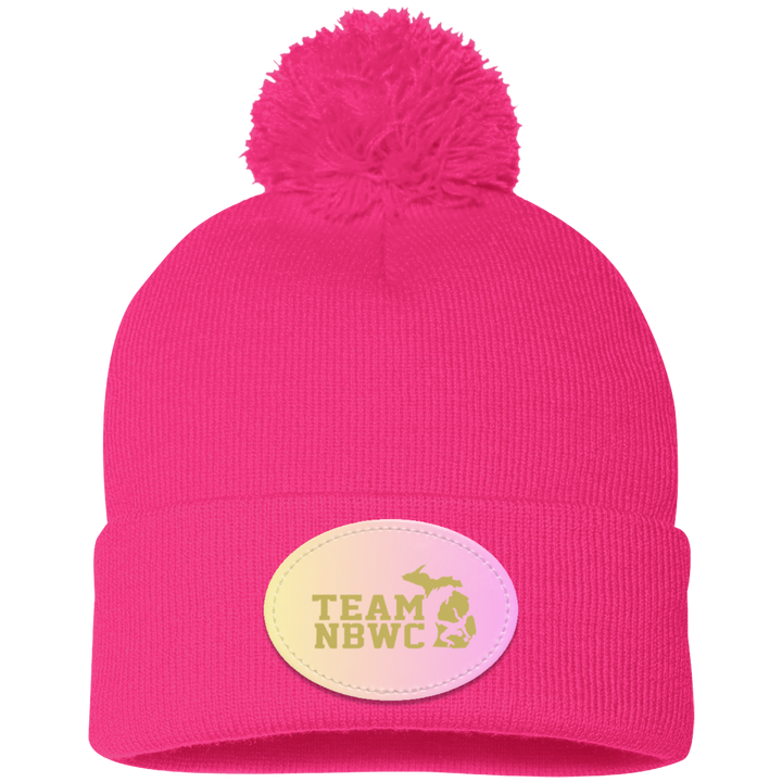 z(hh) NBWC Pom Pom Knit Cap - Patch