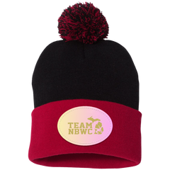 z(hh) NBWC Pom Pom Knit Cap - Patch