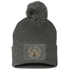 ID#B4 ** MAKE COFFEE KNIT CAP