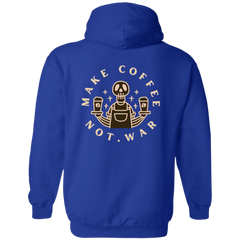 ID#B2M ** MAKE COFFEE HOODED FULL ZIP