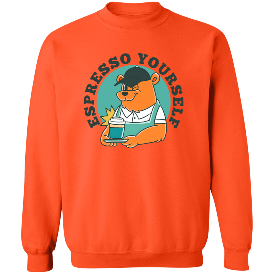 ID#L3M ** ESPRESSO YOURSELF CREWNECK