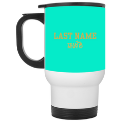 z(jj) CLOSEOUT - XP8400W White Travel Mug