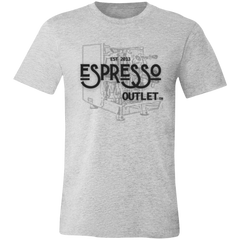 Espresso Outlet and Turin Gallatin - Unisex Jersey Short-Sleeve T-Shirt