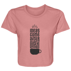 ID#K1W ** IDEAS WOMENS CROPPED T-SHIRT