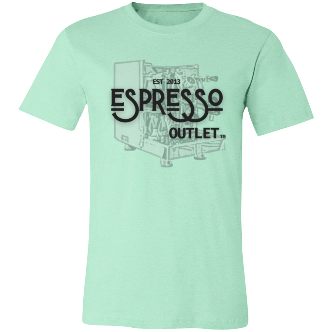 Espresso Outlet and Turin Gallatin - Unisex Jersey Short-Sleeve T-Shirt