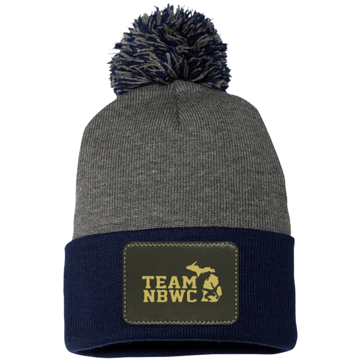 z(hh) NBWC Pom Pom Knit Cap - Patch