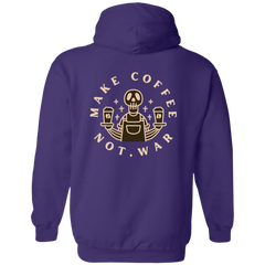 ID#B2M ** MAKE COFFEE HOODED FULL ZIP