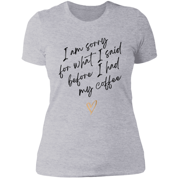 SORRY WOMENS T-SHIRT