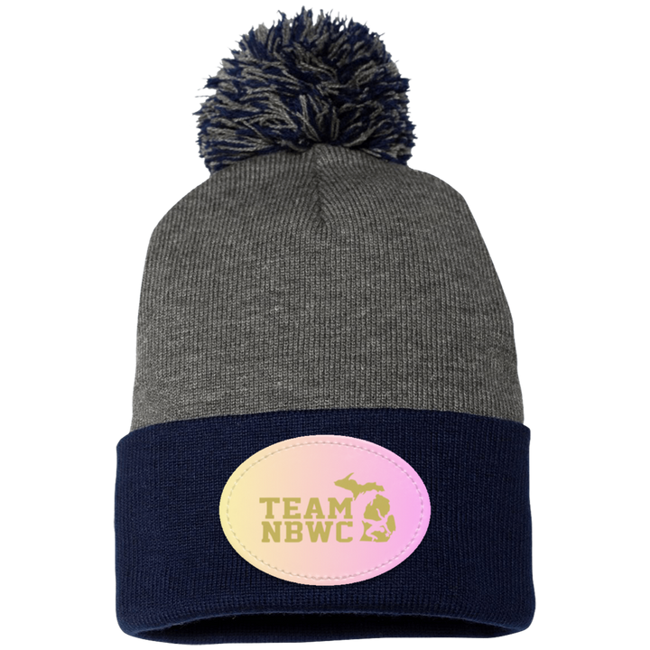 z(hh) NBWC Pom Pom Knit Cap - Patch