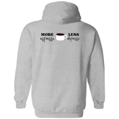 ID#C2M ** MORE ESPRESSO FULL ZIP HOODIE