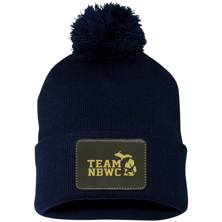 z(hh) NBWC Pom Pom Knit Cap - Patch