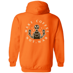 ID#B2M ** MAKE COFFEE HOODED FULL ZIP