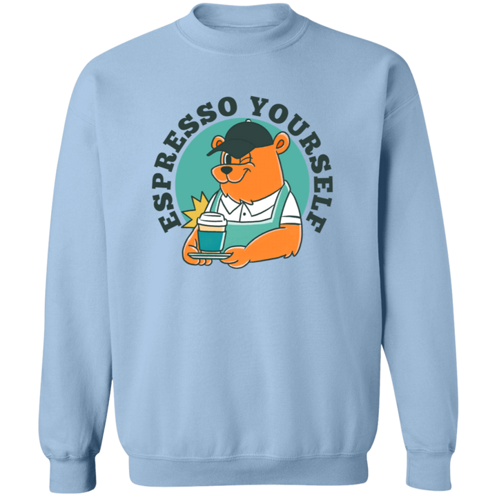 ID#L3M ** ESPRESSO YOURSELF CREWNECK