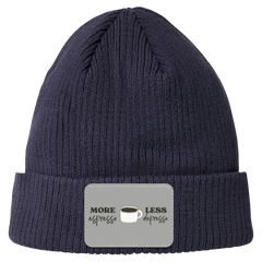 ID#C4 ** MORE ESPRESSO CUFF BEANIE