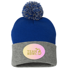 z(hh) NBWC Pom Pom Knit Cap - Patch