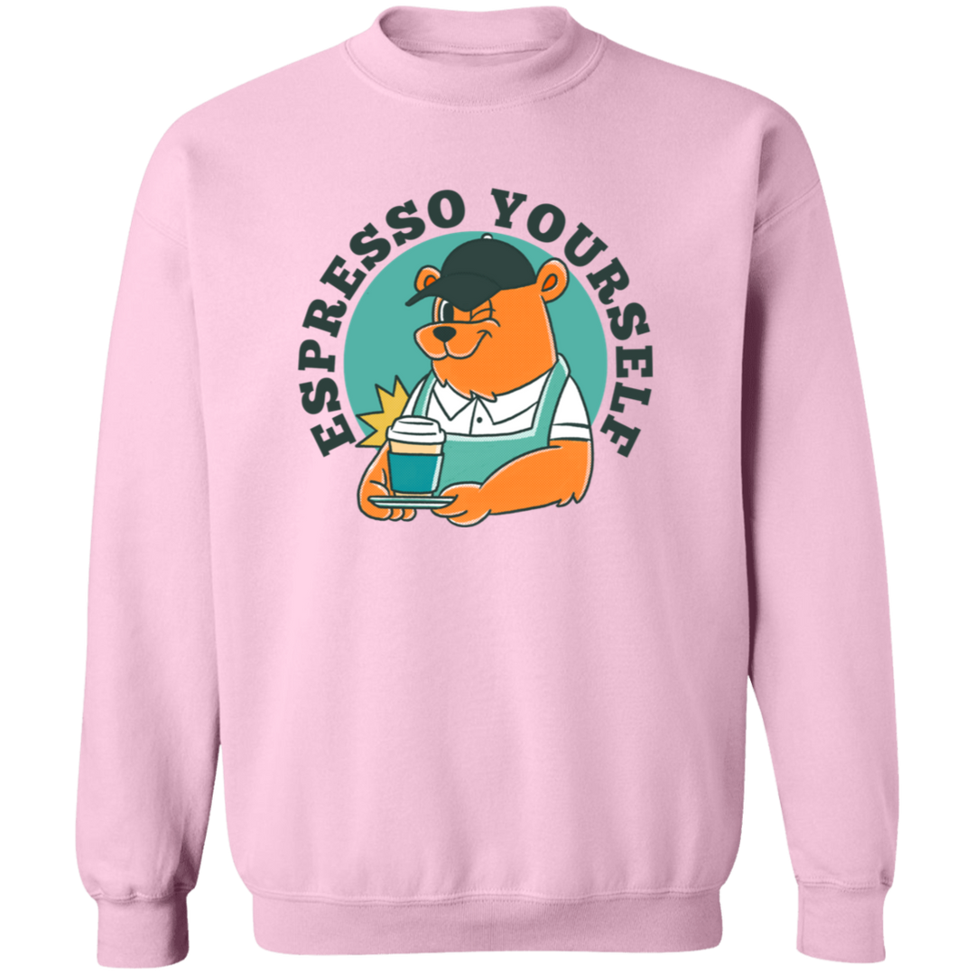 ID#L3M ** ESPRESSO YOURSELF CREWNECK