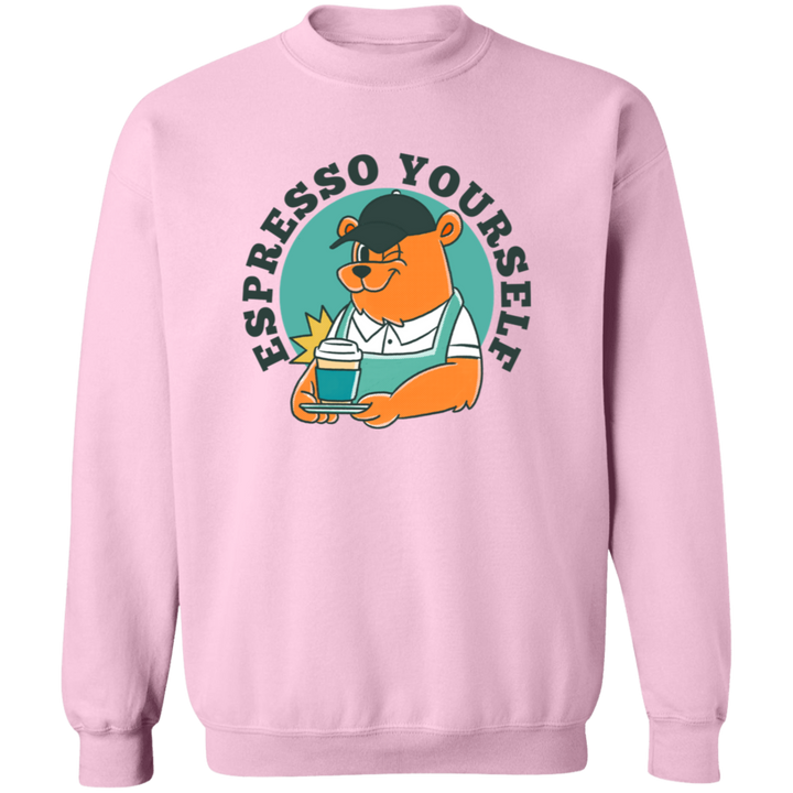 ID#L3M ** ESPRESSO YOURSELF CREWNECK