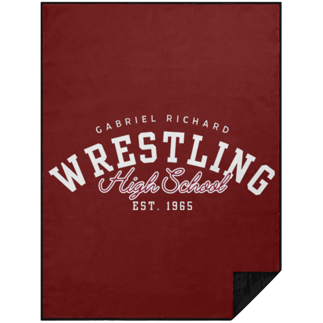 GR WRESTLING BLEACHER BLANKET 60x80