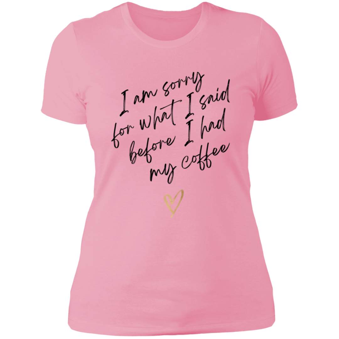 SORRY WOMENS T-SHIRT