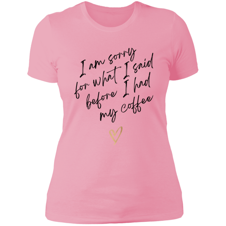 SORRY WOMENS T-SHIRT