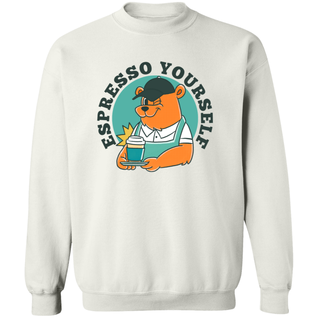 ID#L3M ** ESPRESSO YOURSELF CREWNECK