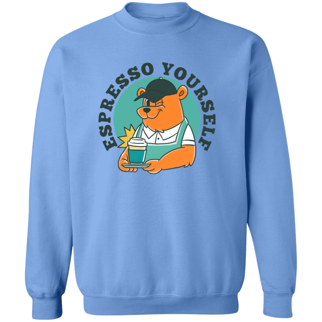 ID#L3M ** ESPRESSO YOURSELF CREWNECK