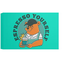 ID#L5 ** ESPRESSO YOURSELF CANVAS