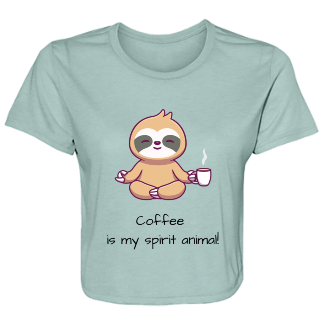 ID#J1W ** SPIRIT WOMENS CROPPED T-SHIRT