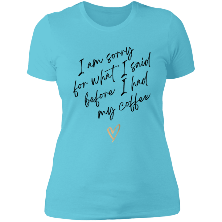 SORRY WOMENS T-SHIRT