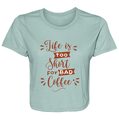 ID#F1W ** LIFE WOMENS CROPPED T-SHIRT