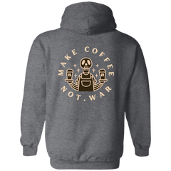 ID#B2M ** MAKE COFFEE HOODED FULL ZIP