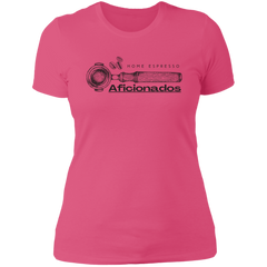ID#A1W ** LADIES HOME ESPRESSO AFICIONADOS T-SHIRT