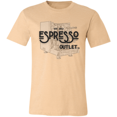 Espresso Outlet and Turin Gallatin - Unisex Jersey Short-Sleeve T-Shirt