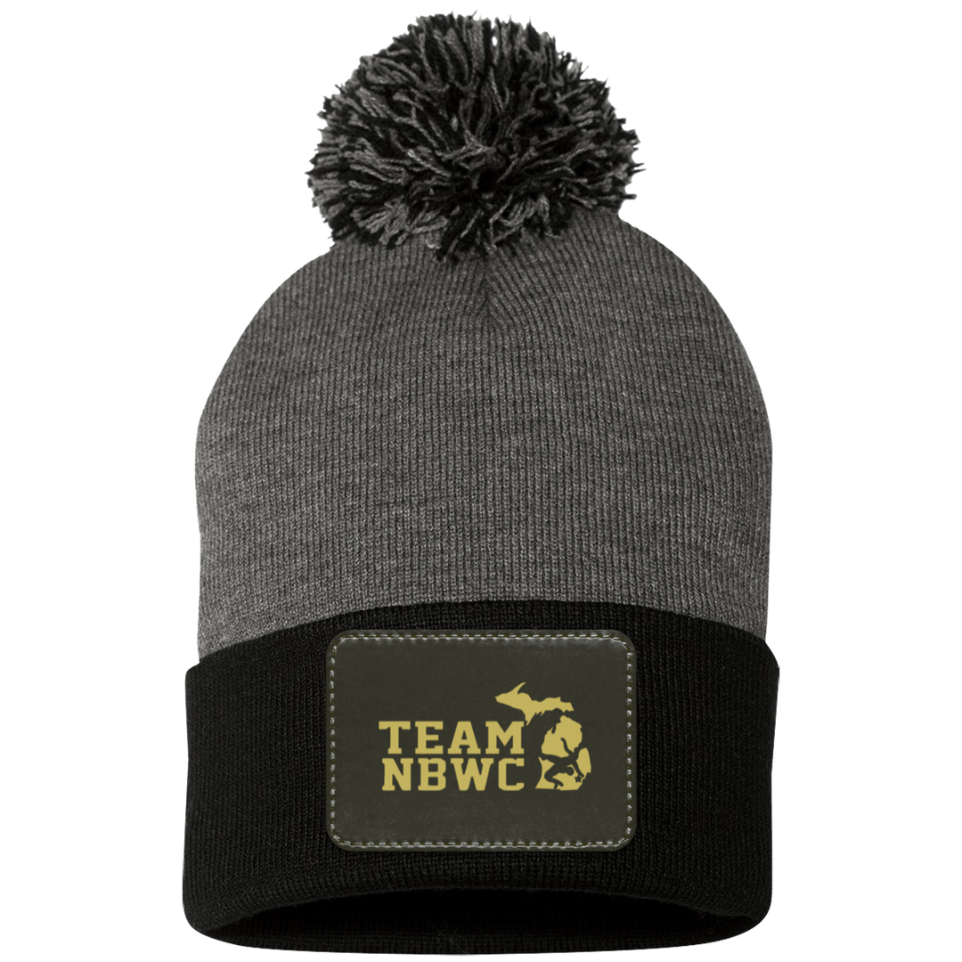 z(hh) NBWC Pom Pom Knit Cap - Patch