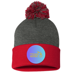 z(hh) NBWC Pom Pom Knit Cap - Patch